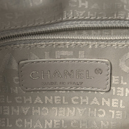 Chanel Lambskin Contrast Stitch Shoulder Bag Black 6 of 10