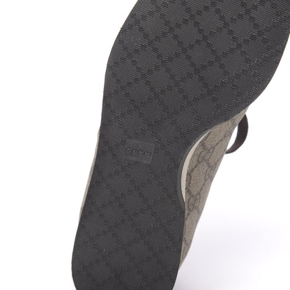 Gucci GG Supreme Monogram Heart Low Top Sneakers 37.5 Brown 6 of 8