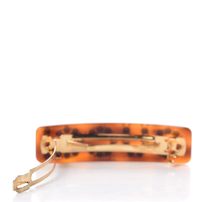 Gucci Resin Crystal Single Hair Barrette Tortoiseshell 5 of 7
