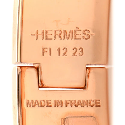 Hermes Enamel Narrow Clic Clac H Bracelet PM Jaune D'Or 5 of 6