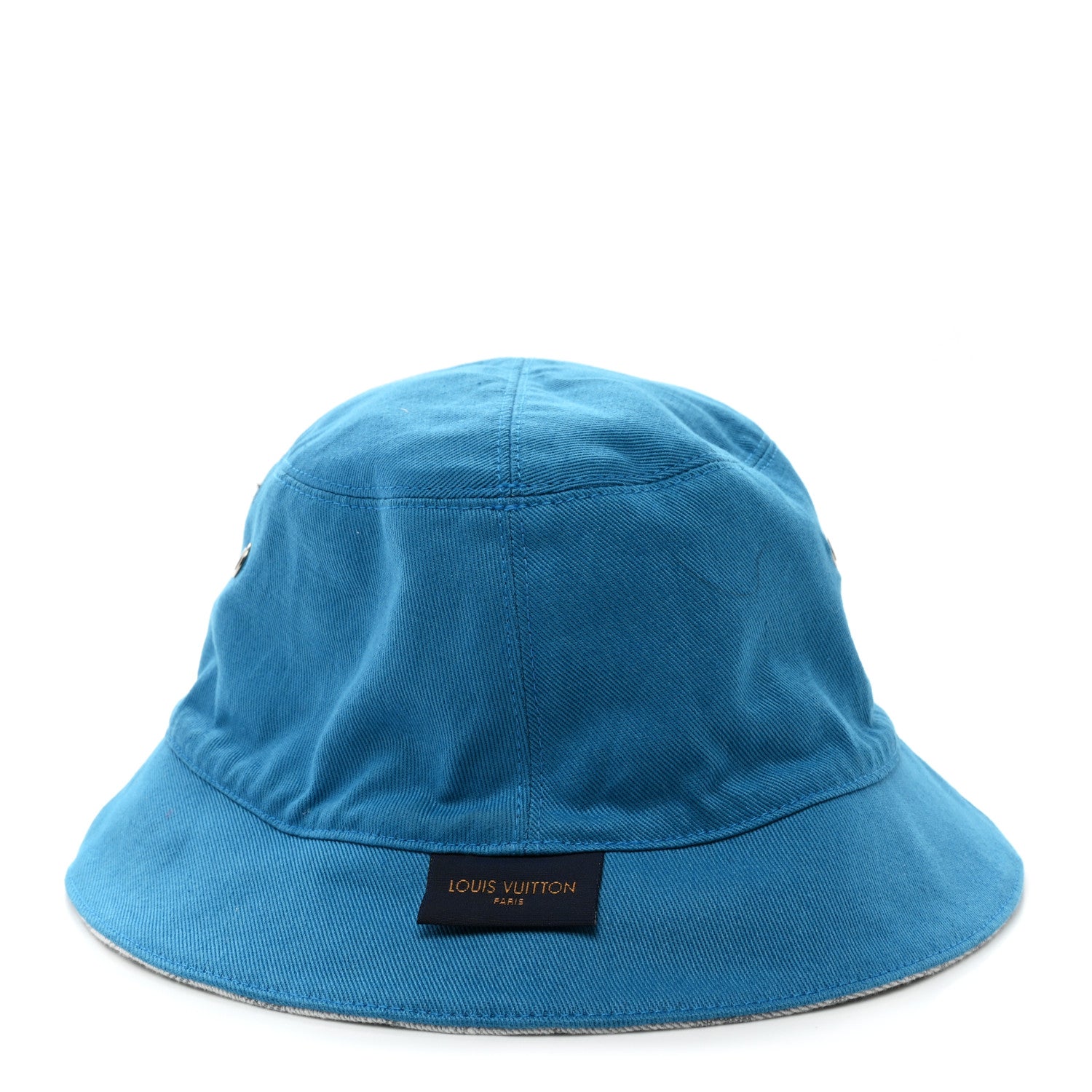 Louis Vuitton Monogram Denim Transformable Bob Bucket Hat 60 White Blue 11 of 14