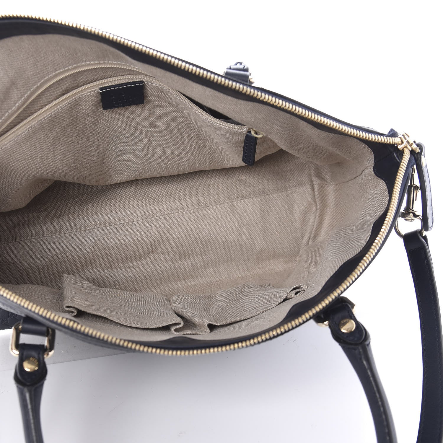 Gucci Soft Microguccissima Dome Satchel Navy 6 of 11