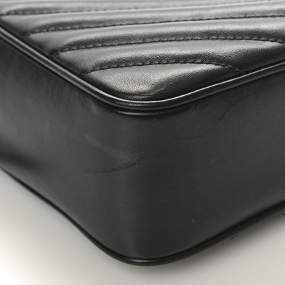 Saint Laurent Calfskin Matelasse Monogram Lou Camera Bag Black 9 of 10