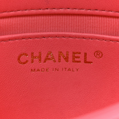 Chanel Lambskin Quilted Mini Funky Town Flap Pink 6 of 11