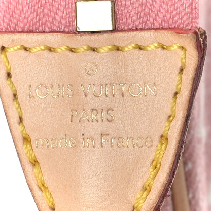 Louis Vuitton Denim Jacquard Monogram Micro Pochette Accessories Rose 6 of 8