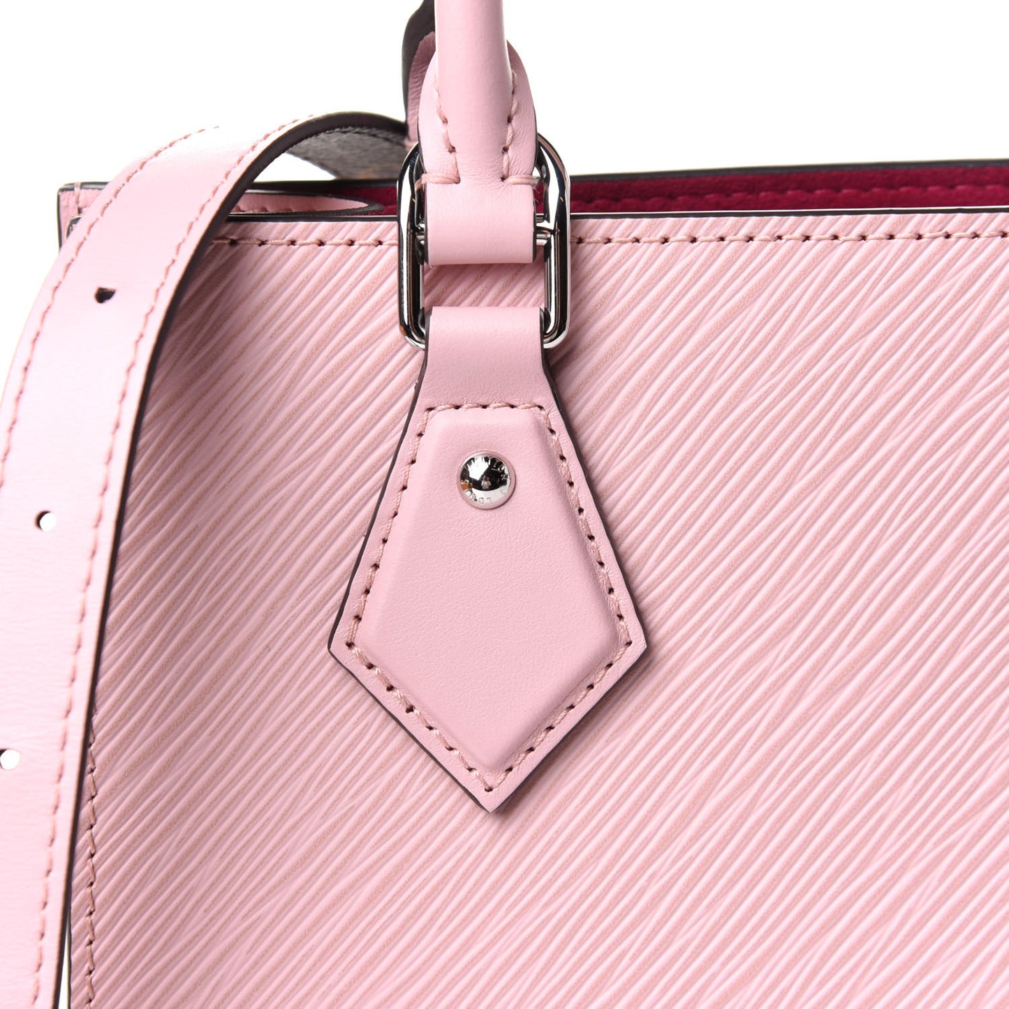 Epi Sac Plat BB Rose Ballerine