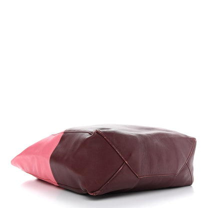 Celine Smooth Lambskin Vertical Bi-Cabas Pink Rust 4 of 9