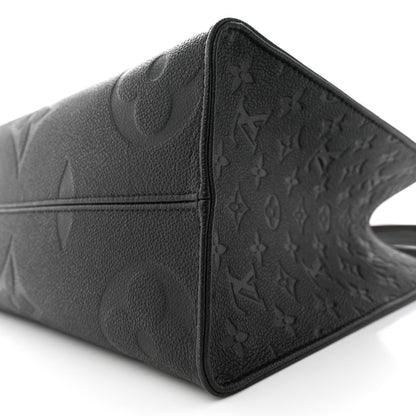 Louis Vuitton Empreinte Monogram Giant Onthego MM Black 9 of 10