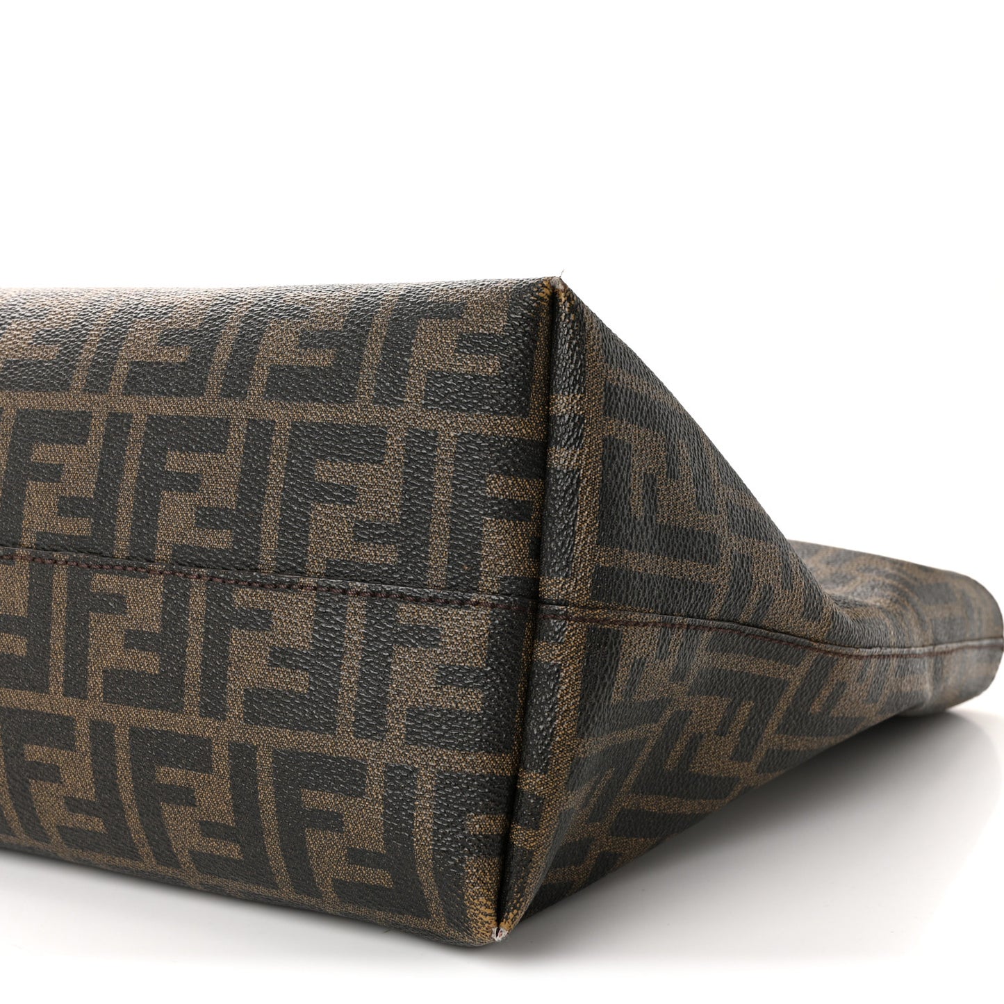 Zucca Spalmati Medium Roll Tote Tobacco Rosso