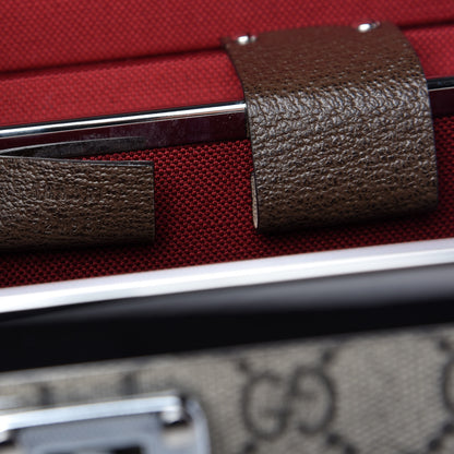Gucci GG Supreme Monogram Globe-Trotter Beauty Case Brown 9 of 10