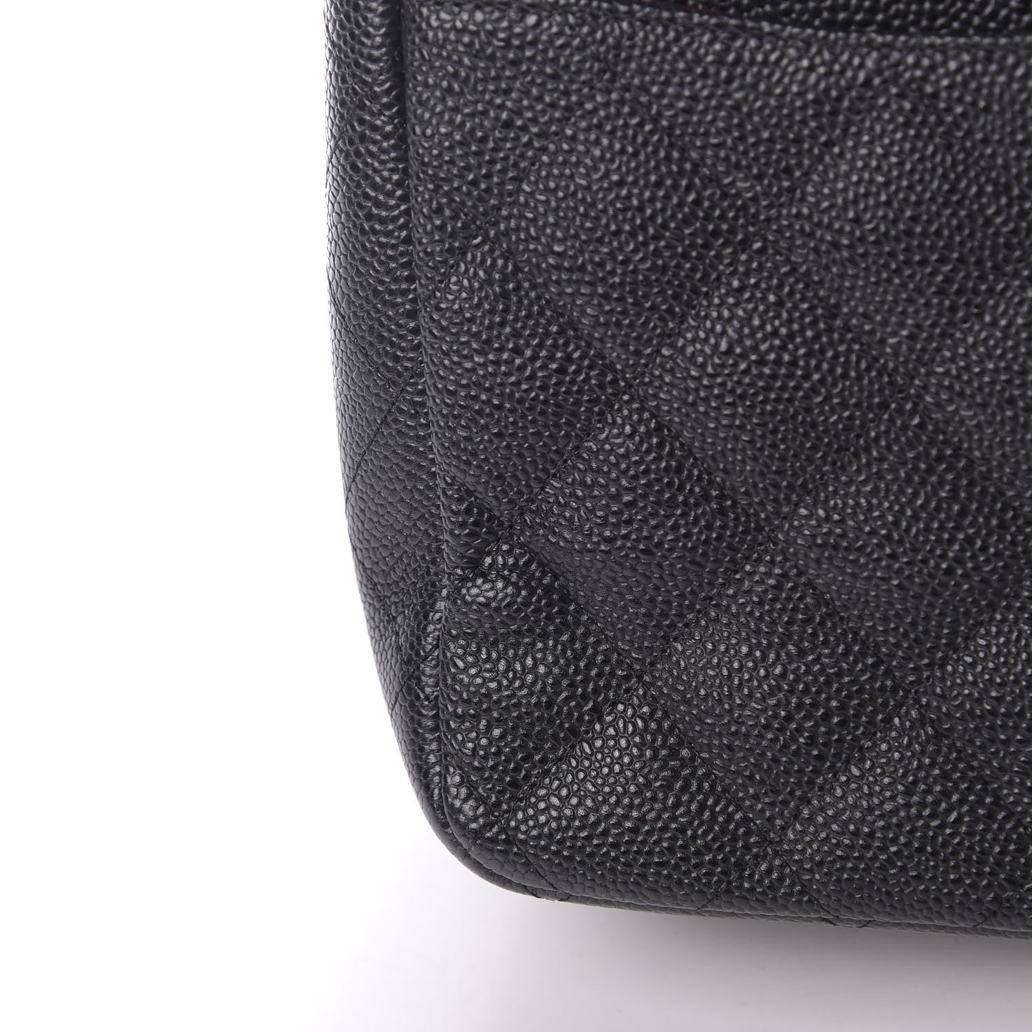 Chanel Caviar Quilted Jumbo Double Flap Black 11 of 12