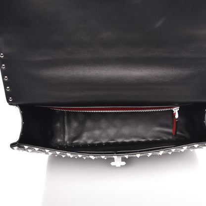 Valentino Garavani Lambskin Large Free Rockstud Spike Shoulder Bag Black 5 of 8