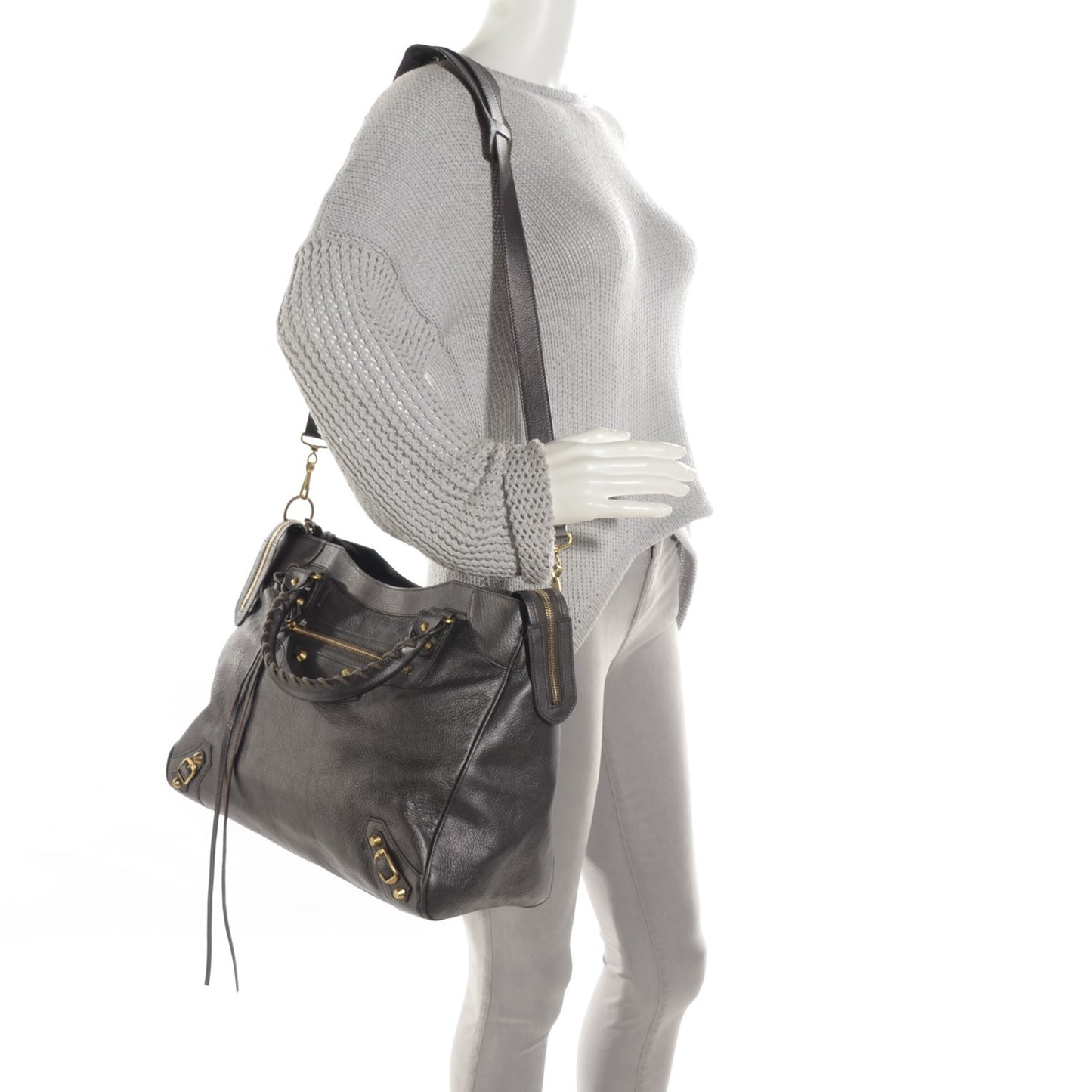 Chevre Classic Gold Hardware Velo Bronze