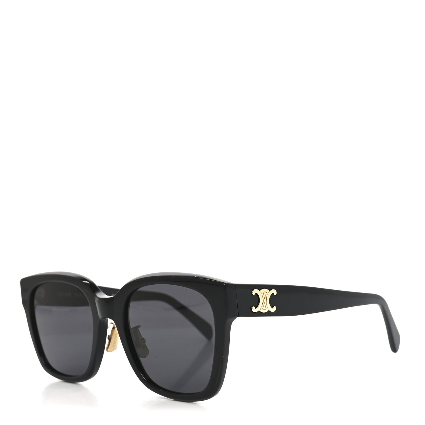 Acetate Triomphe Sunglasses CL40222F Black