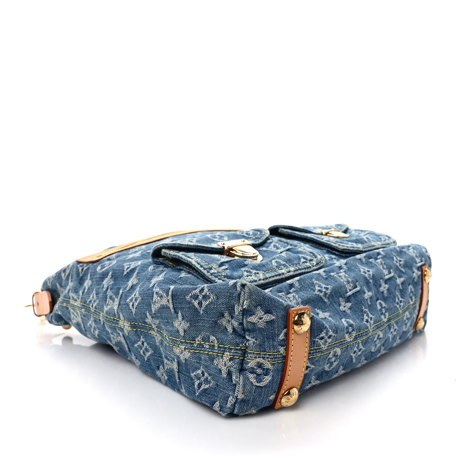 Louis Vuitton Denim Baggy GM Blue 4 of 8