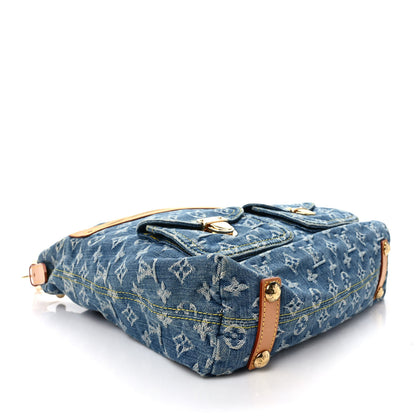 Louis Vuitton Denim Baggy GM Blue 4 of 8