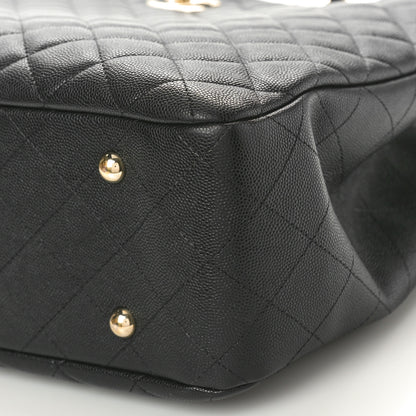 Chanel Caviar Quilted Large CC Shopping Tote Black 10 of 10