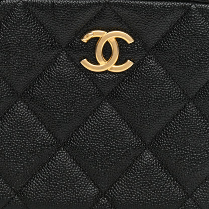 Chanel Shiny Caviar Quilted Chain Melody Camera Bag Black 9 of 10
