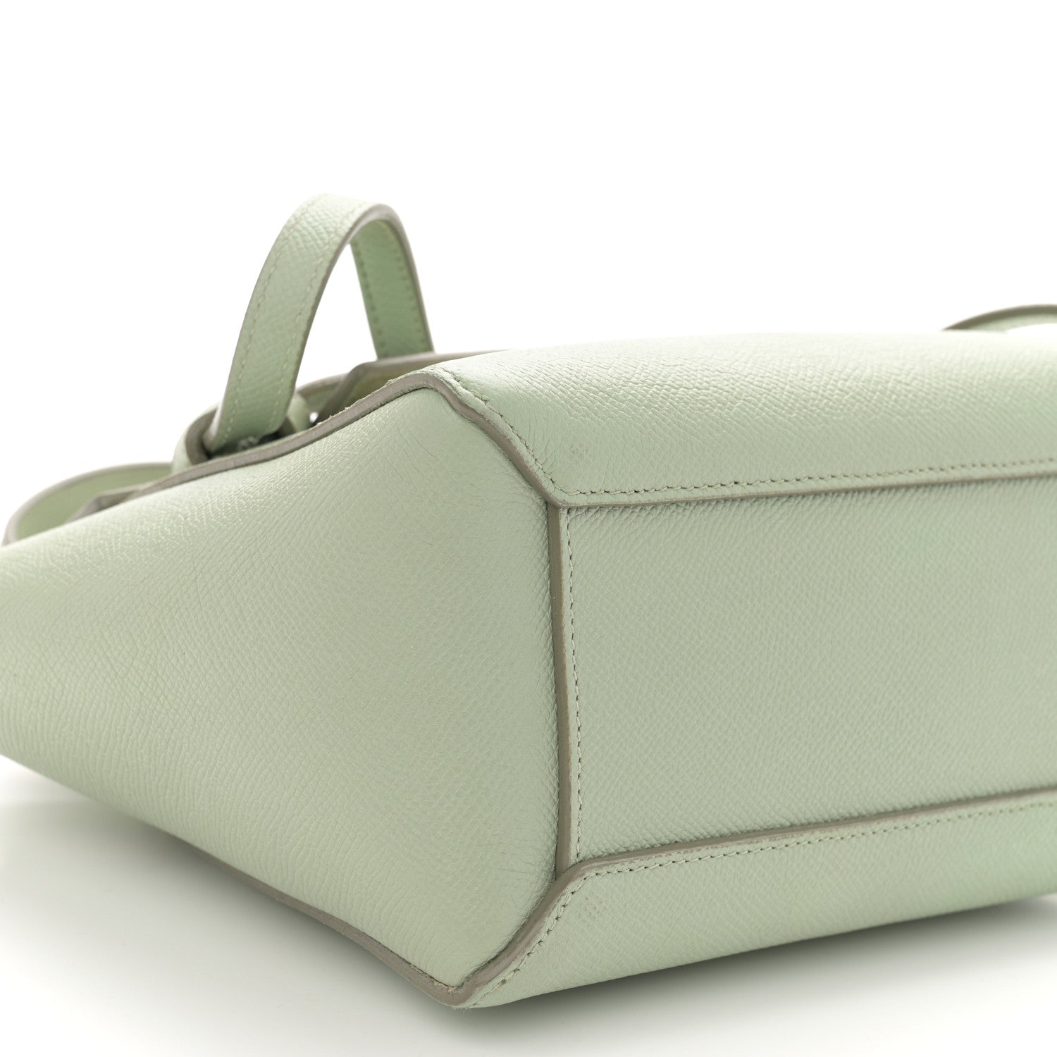 Celine Grained Calfskin Nano Belt Bag Jade 9 of 13