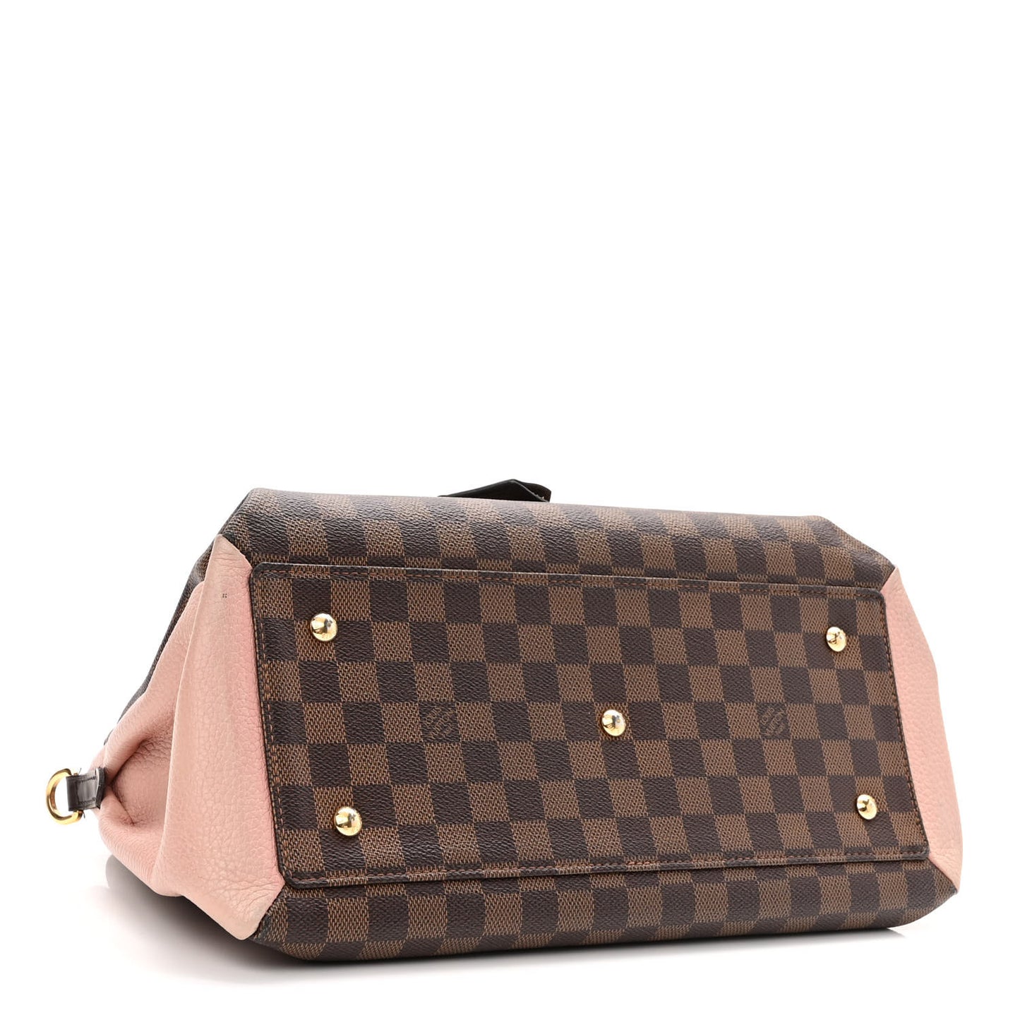 Cuir Taurillon Damier Ebene Normandy Magnolia