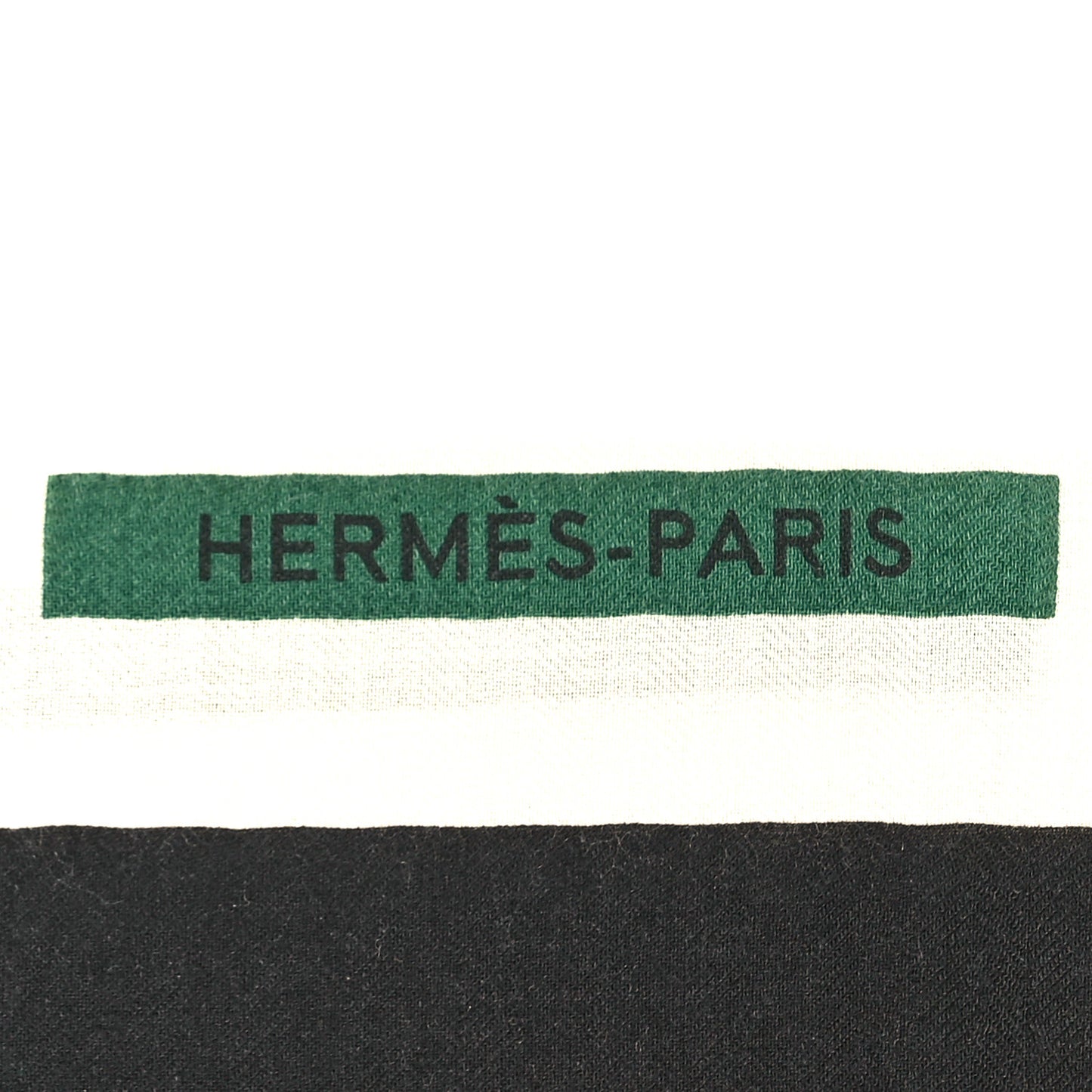 Cashmere Silk Lettres Equestres Shawl 140 White Vert Rouge