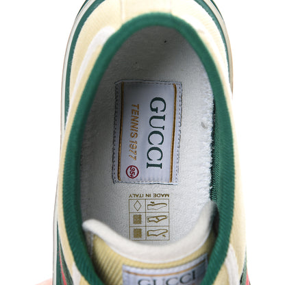 Gucci Canvas Web Womens 1977 Tennis Sneakers 35.5 Burro Mystic White 7 of 12