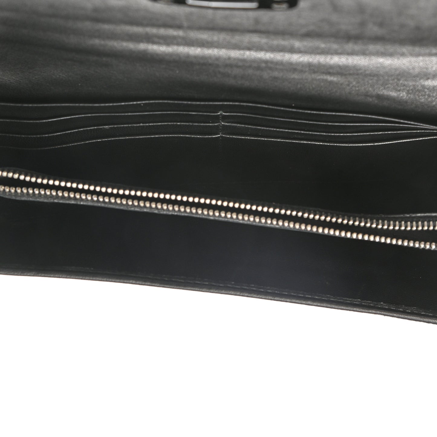 Nappa Gaufre Wallet Black