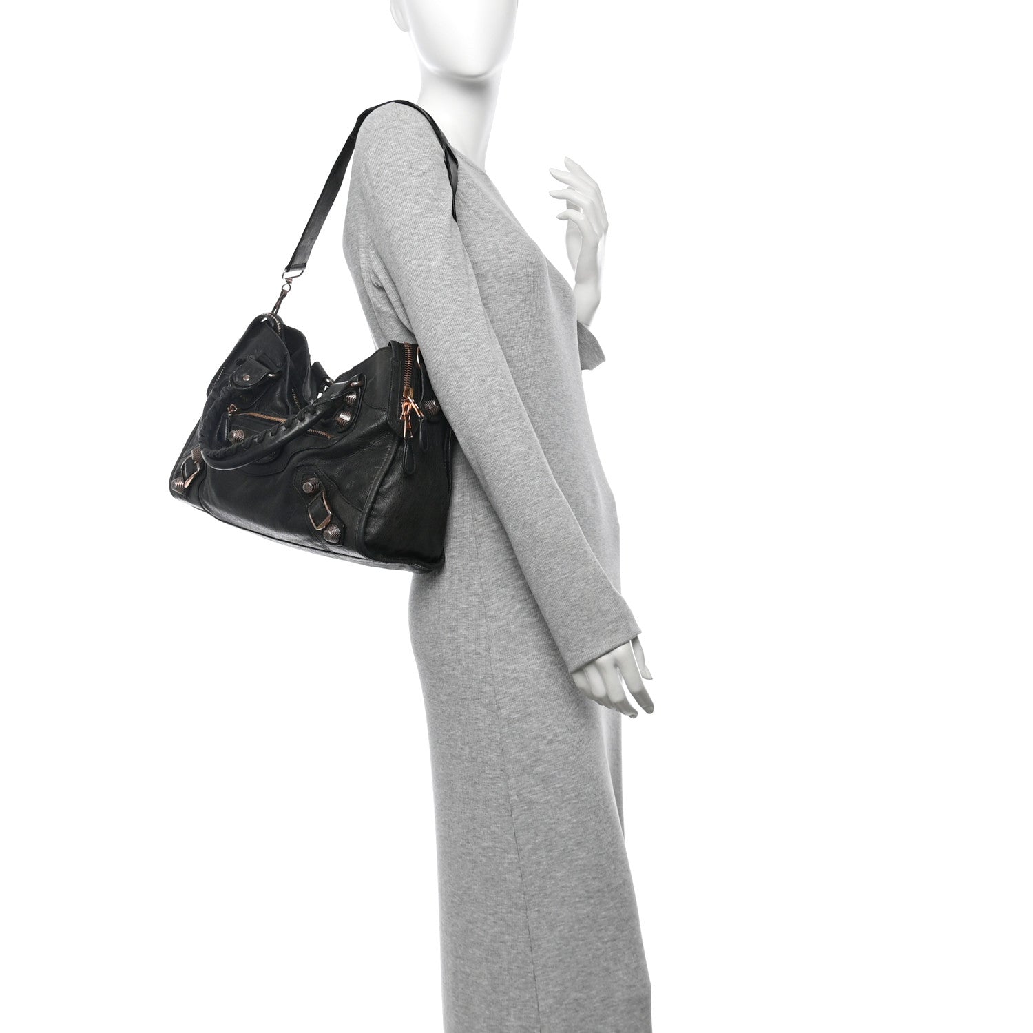 Balenciaga Agneau Giant 21 Rose Gold Hardware City Black 2 of 11