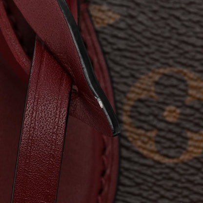 Louis Vuitton Monogram Flower Zipped Tote MM Bordeaux 10 of 10