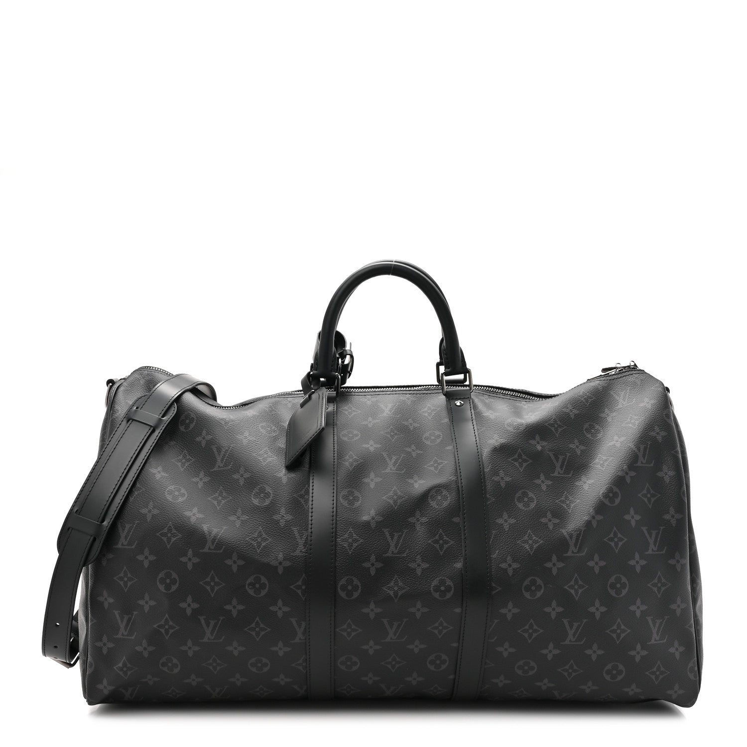 Louis Vuitton Monogram Eclipse Keepall Bandouliere 55 1 of 11