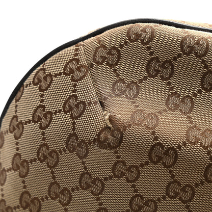 Gucci Monogram Medium Half Moon Hobo Dark Brown 13 of 13