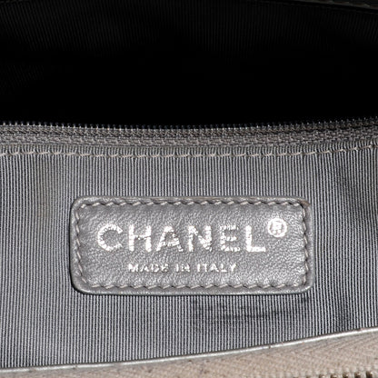 Chanel Patent Leather GST Grand Shopping Tote Silver 6 of 7