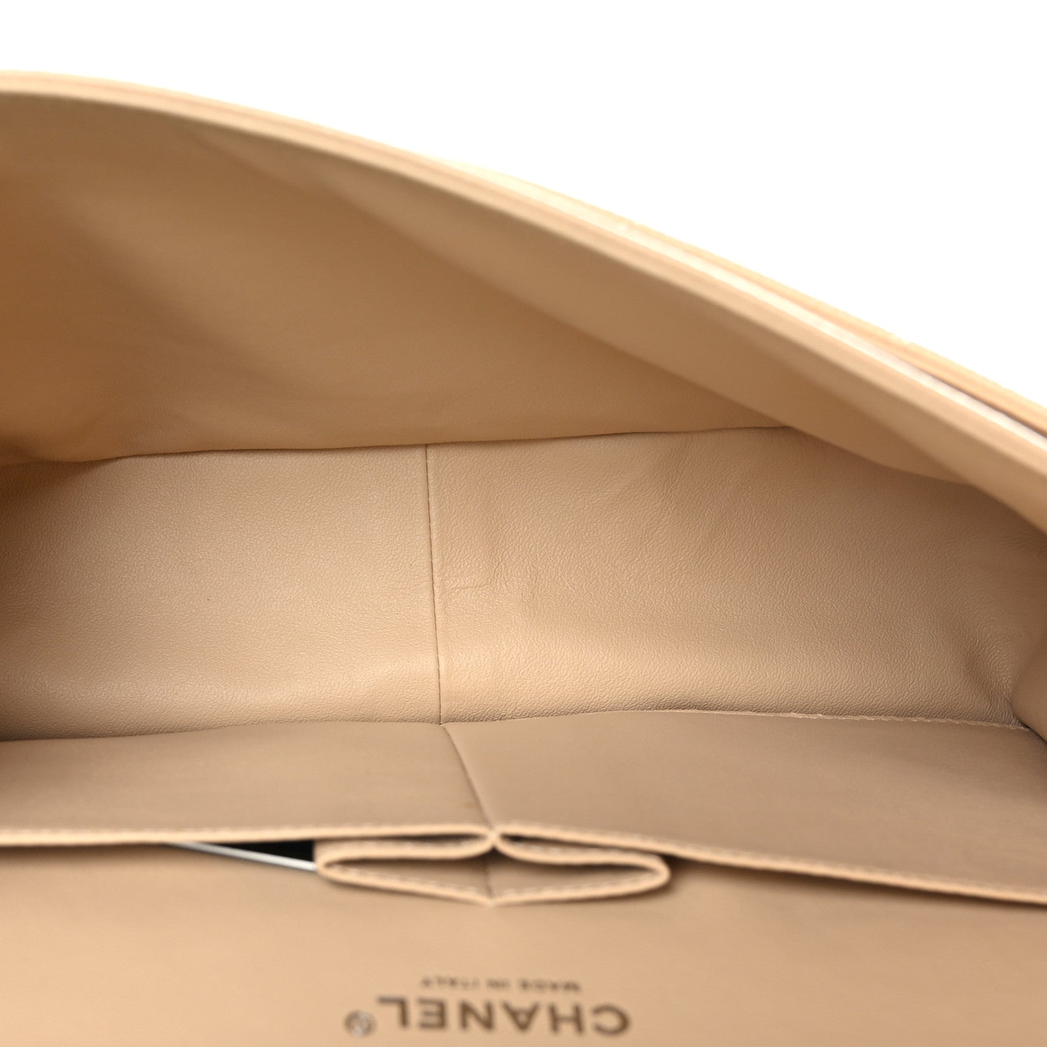 Chanel Caviar Quilted Jumbo Double Flap Beige 5 of 9