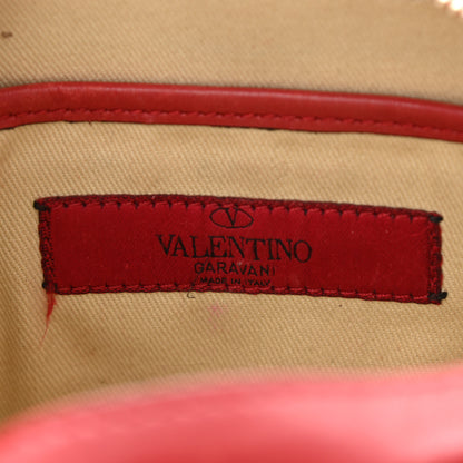 Valentino Garavani Calfskin Rockstud Flip Lock Camera Crossbody Bag Rosso 6 of 10