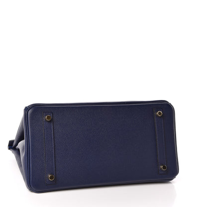 Hermes Epsom Birkin 30 Bleu Saphir 5 of 30