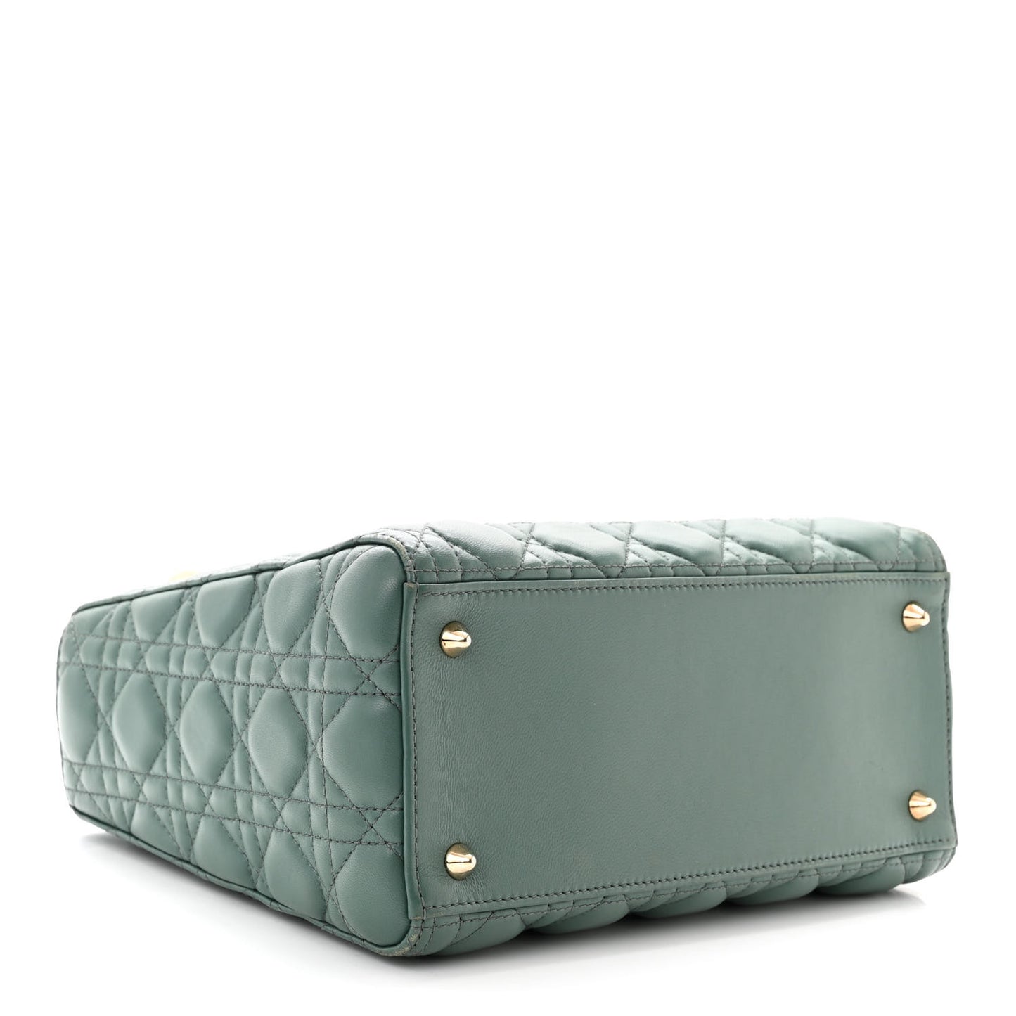 Lambskin Cannage Medium Lady Dior Orage