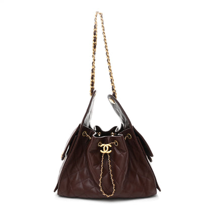 Chanel Caviar Quilted Small Chanel 25 Handbag Burgundy 1 of 11