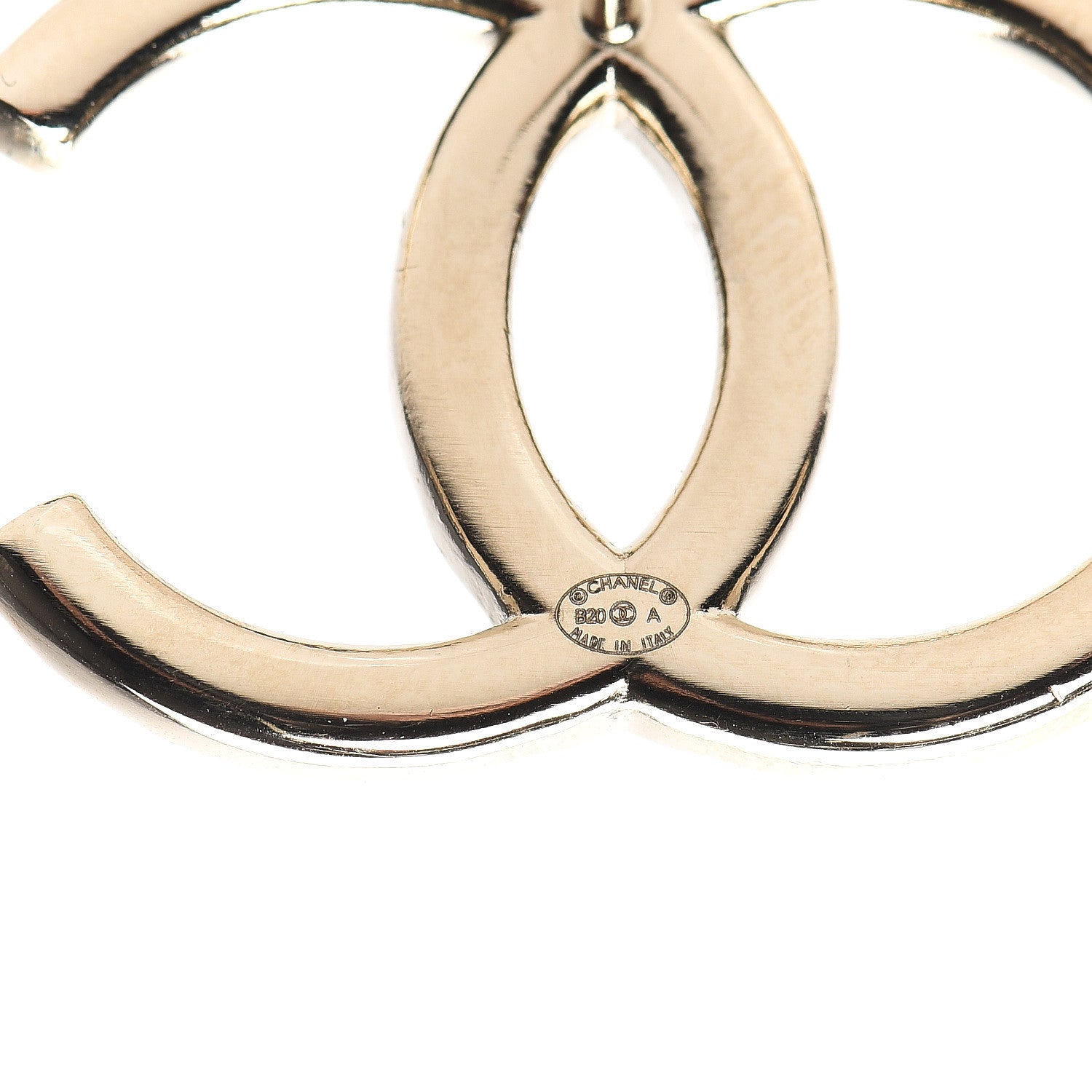 Chanel Baguette Crystal High Society CC Earrings Gold 4 of 5