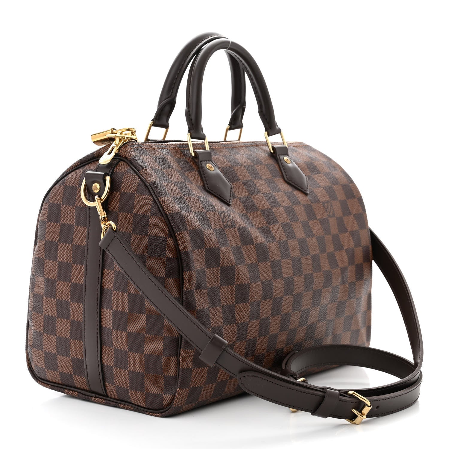 Louis Vuitton Damier Ebene Speedy Bandouliere 30 3 of 10