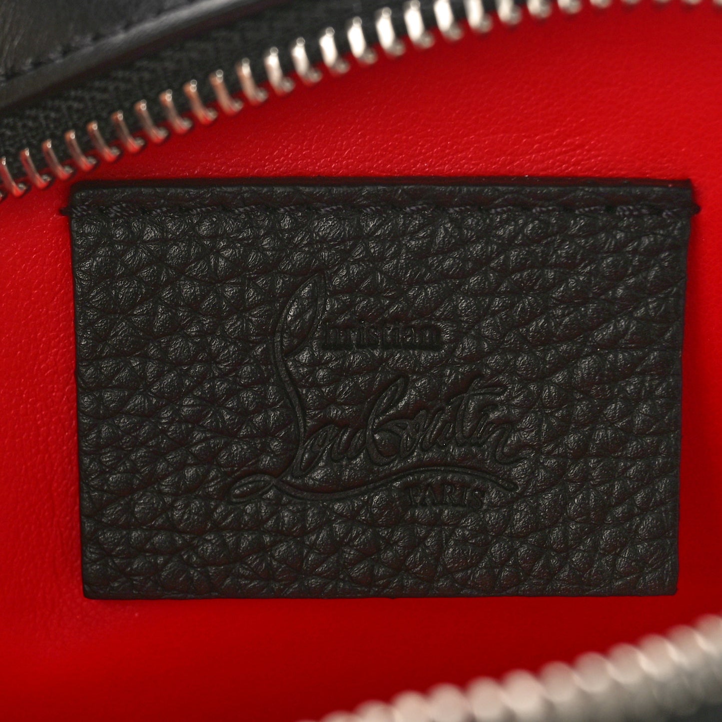 Empire Calfskin Mini Rubylou Crossbody Black Red