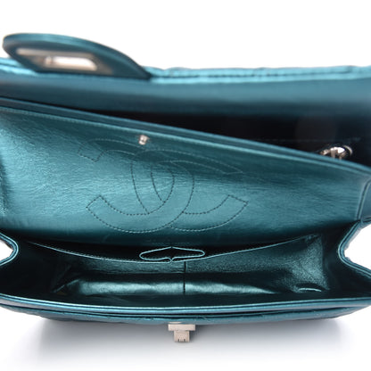 Chanel Metallic Calfskin Quilted 2.55 Reissue 226 Flap Turquoise 5 of 10
