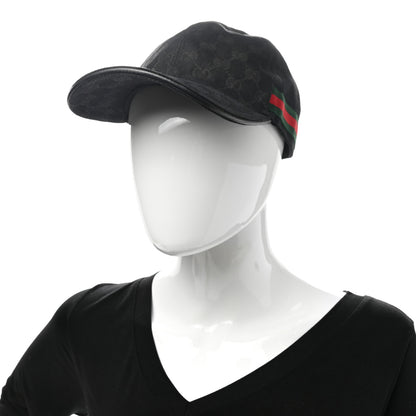 Gucci Monogram Web Baseball Hat M Black 2 of 10