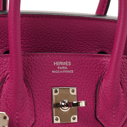 Hermes Togo Birkin 25 Rose Pourpre 5 of 8