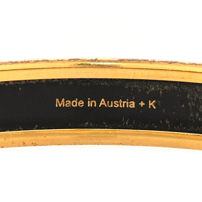 Hermes Enamel Narrow Printed Bracelet 65 5 of 5