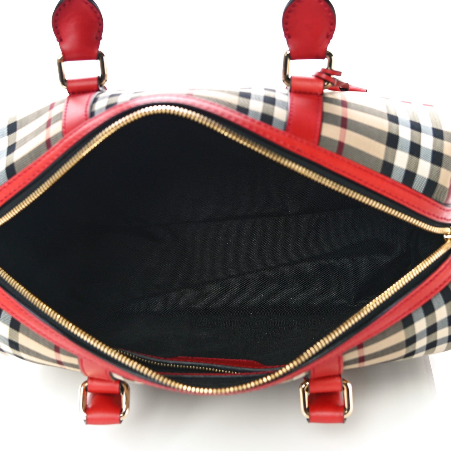 Horseferry Check Medium Alchester Bowling Bag Red