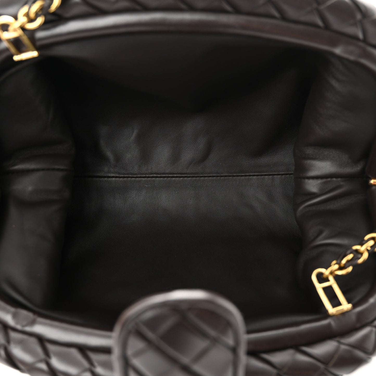 Nappa Intrecciato Teen The Lauren 1980 Clutch With Chain Fondant