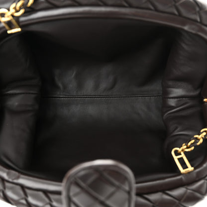 Bottega Veneta Nappa Intrecciato Teen The Lauren 1980 Clutch With Chain Fondant 5 of 11