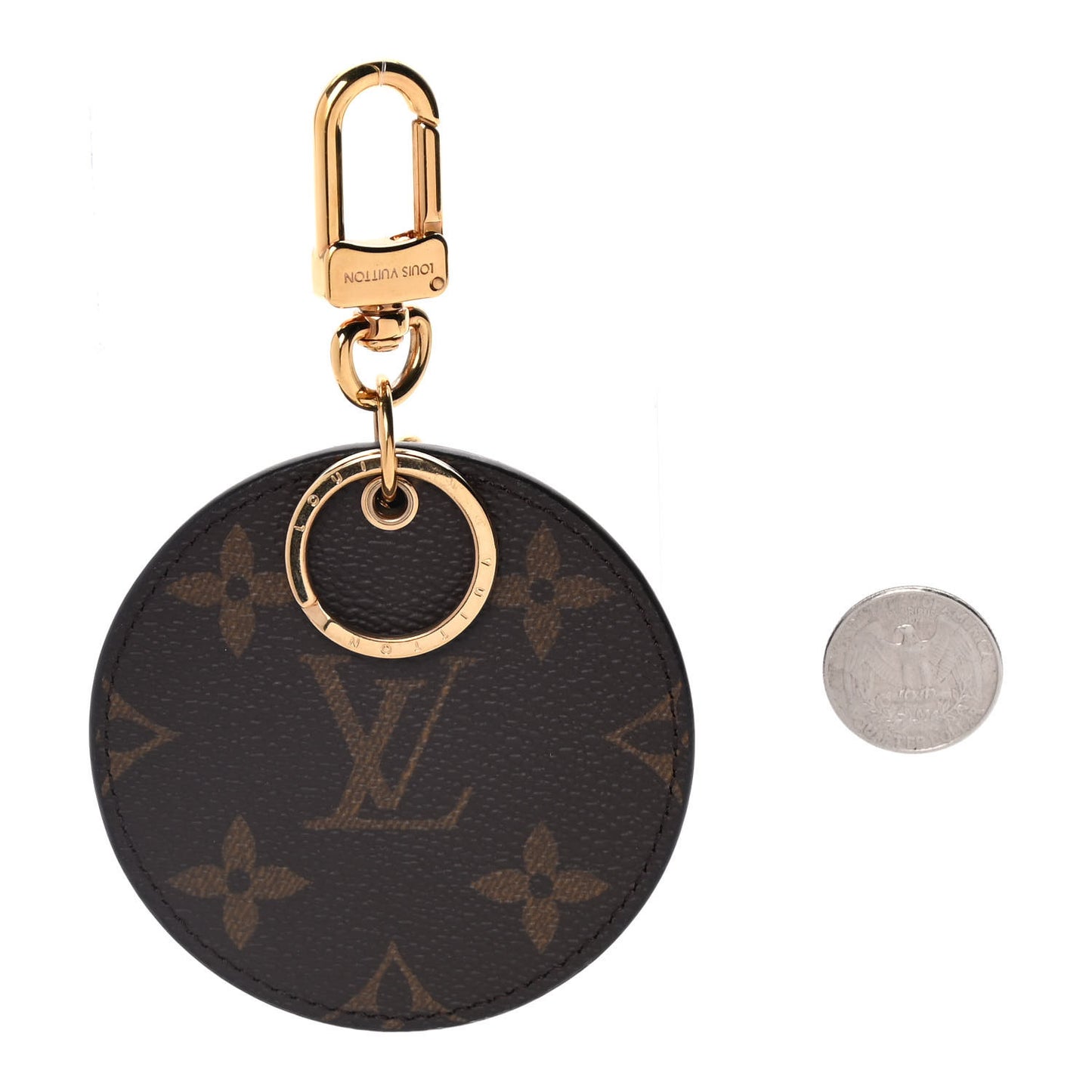Monogram Reverse Key Holder Bag Charm