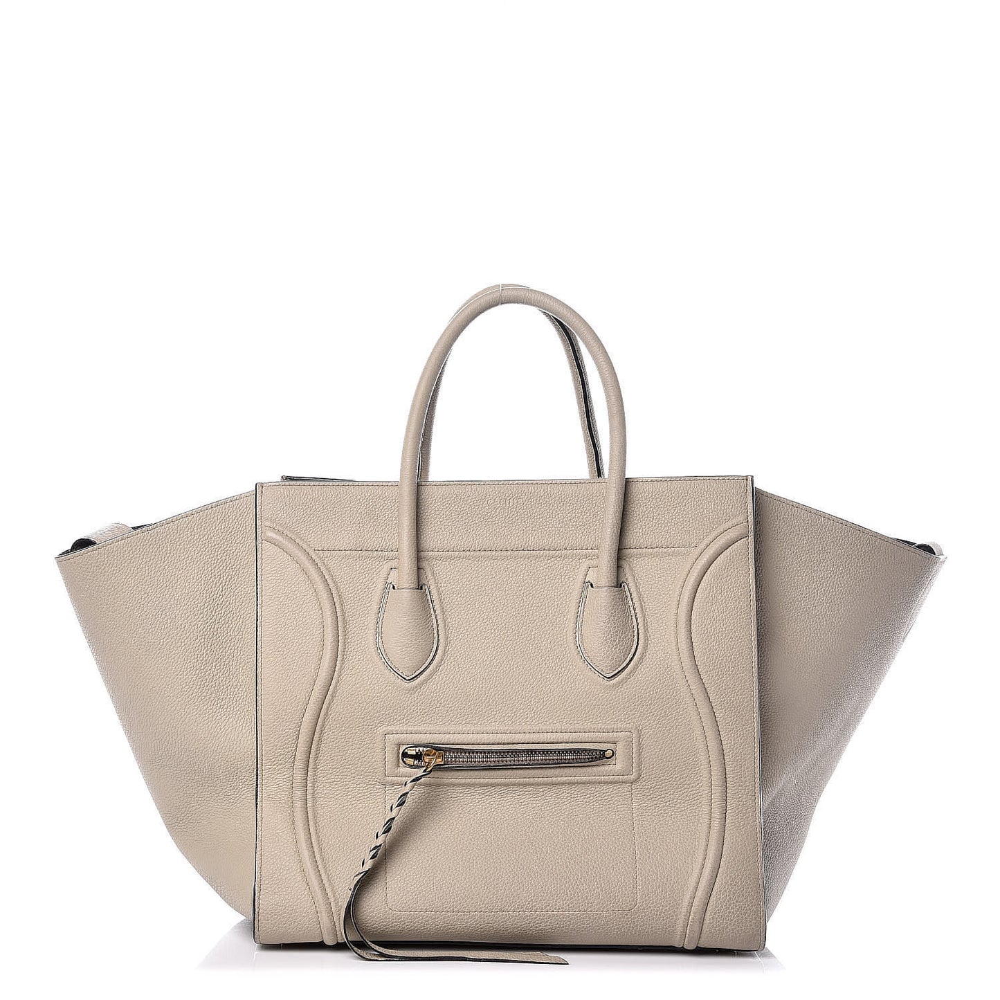 Baby Grained Calfskin Medium Phantom Luggage Quartz