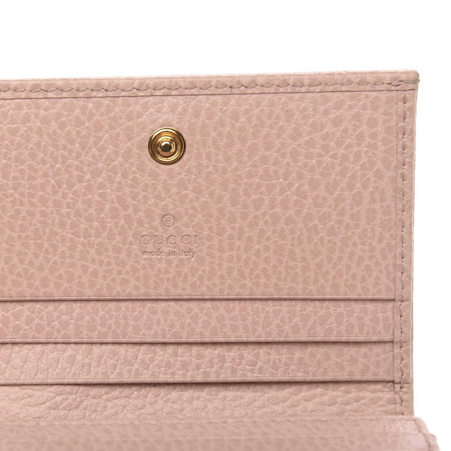 Gucci Dollar Calfskin GG Marmont Card Case Perfect Pink 6 of 9